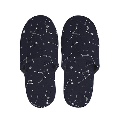 Constellation Stars Pattern Print Slippers