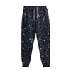 Constellation Stars Pattern Print Sweatpants