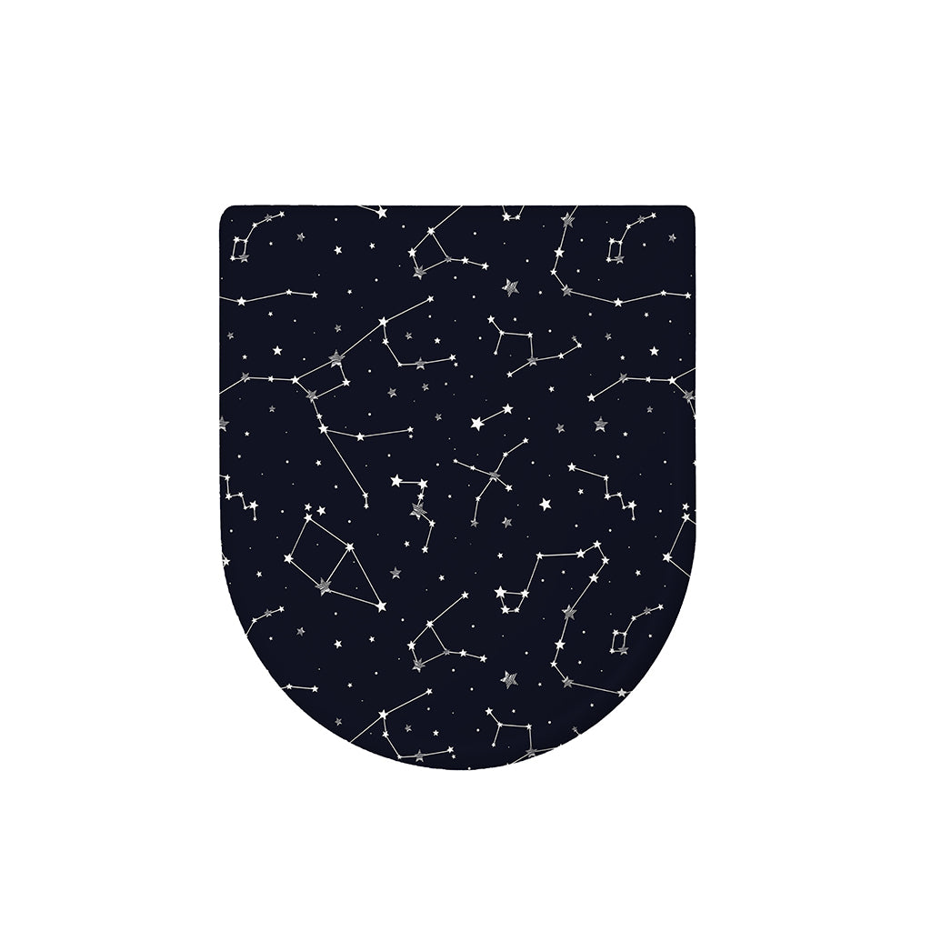 Constellation Stars Pattern Print Toilet Lid Cover