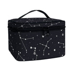 Constellation Stars Pattern Print Travel Makeup Bag