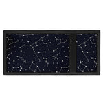 Constellation Stars Pattern Print Trifold Wallet