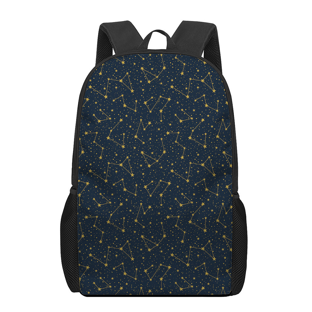 Constellation Symbols Pattern Print 17 Inch Backpack