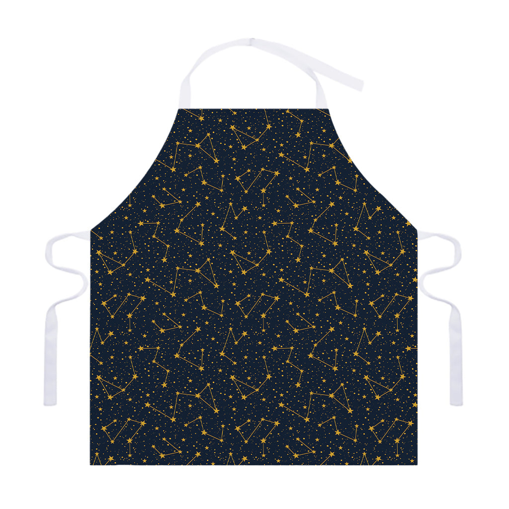 Constellation Symbols Pattern Print Adjustable Apron