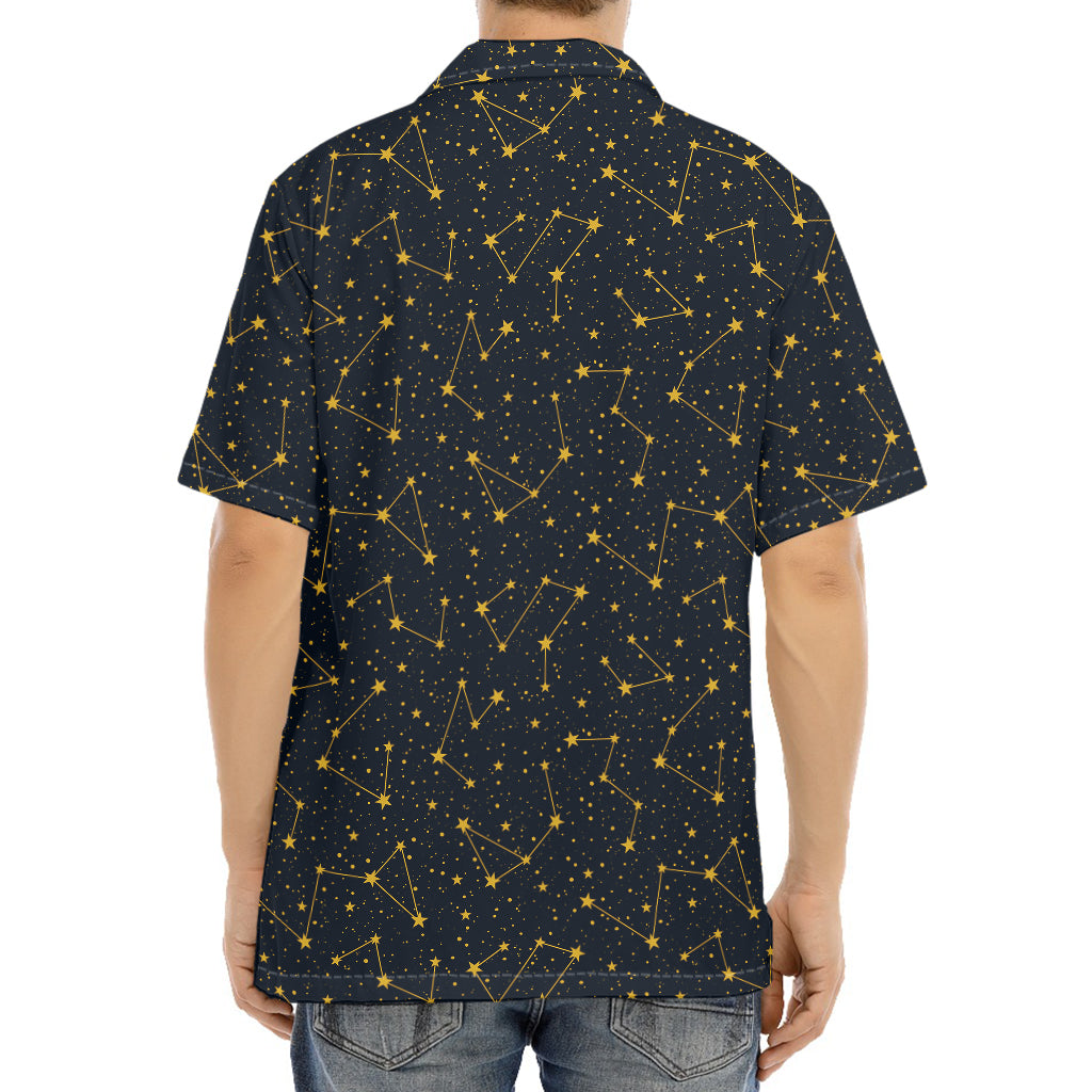 Constellation Symbols Pattern Print Aloha Shirt