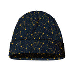 Constellation Symbols Pattern Print Beanie