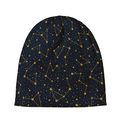 Constellation Symbols Pattern Print Beanie