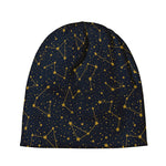 Constellation Symbols Pattern Print Beanie