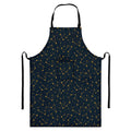 Constellation Symbols Pattern Print Bib Apron With Pocket