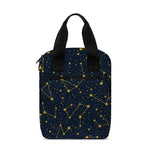 Constellation Symbols Pattern Print Bible Tote Bag