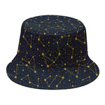 Constellation Symbols Pattern Print Bucket Hat