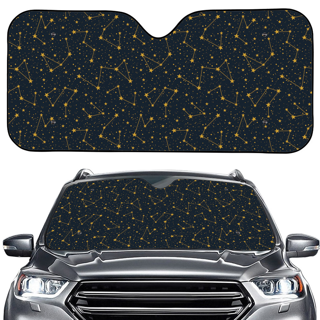 Constellation Symbols Pattern Print Car Windshield Sun Shade