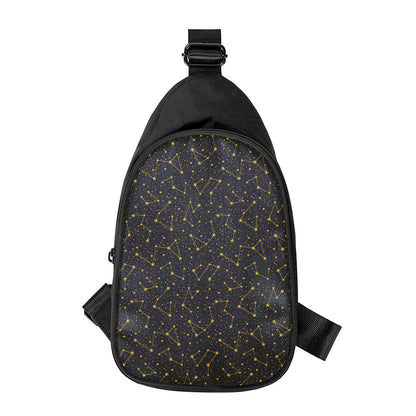 Constellation Symbols Pattern Print Chest Bag