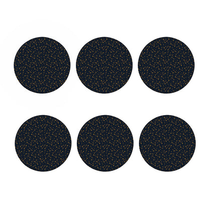 Constellation Symbols Pattern Print Coaster Set