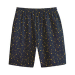 Constellation Symbols Pattern Print Cotton Shorts