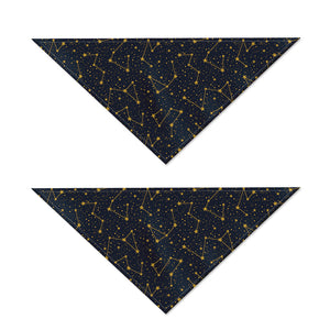 Constellation Symbols Pattern Print Dog Bandana