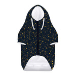 Constellation Symbols Pattern Print Dog Zip Up Hoodie