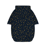 Constellation Symbols Pattern Print Dog Zip Up Hoodie