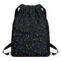 Constellation Symbols Pattern Print Drawstring Backpack