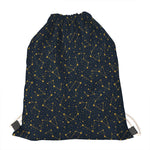 Constellation Symbols Pattern Print Drawstring Bag