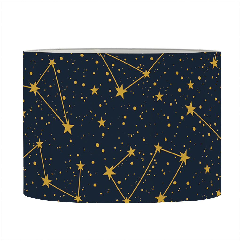 Constellation Symbols Pattern Print Drum Lamp Shade