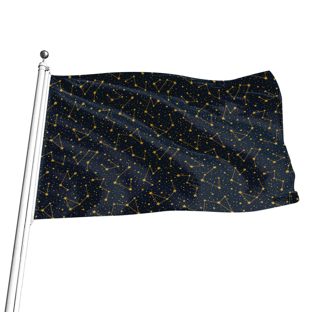 Constellation Symbols Pattern Print Flag