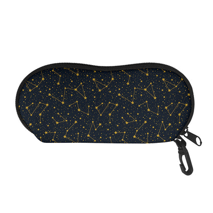 Constellation Symbols Pattern Print Glasses Case