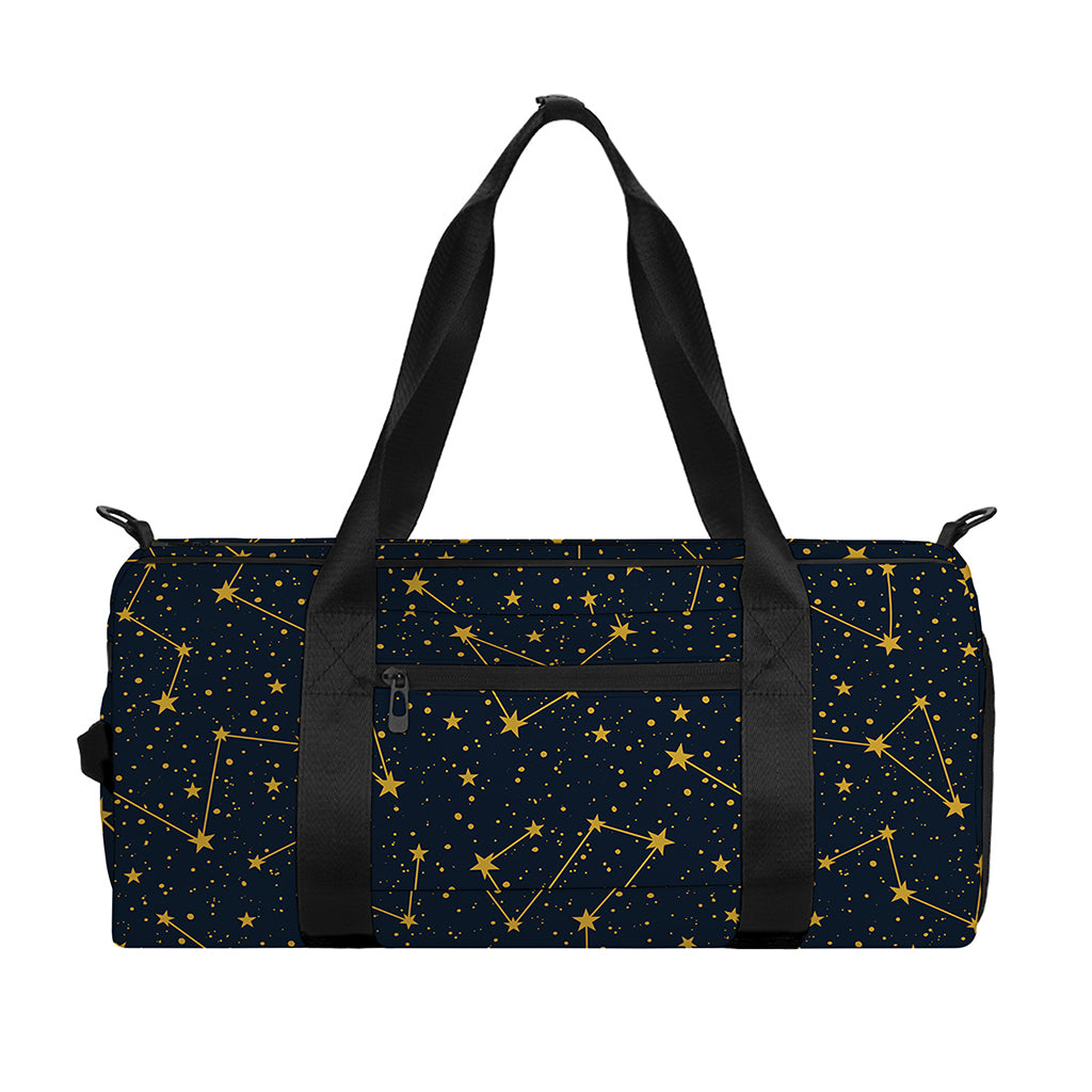 Constellation Symbols Pattern Print Gym Bag