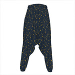Constellation Symbols Pattern Print Hammer Pants