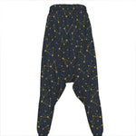 Constellation Symbols Pattern Print Hammer Pants