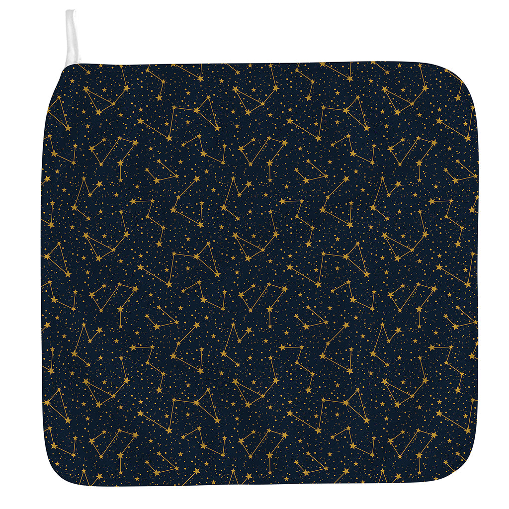 Constellation Symbols Pattern Print Hand Towel