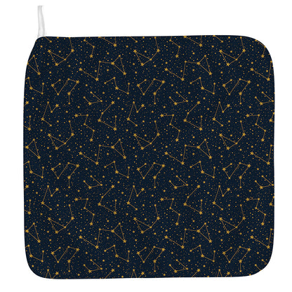 Constellation Symbols Pattern Print Hand Towel