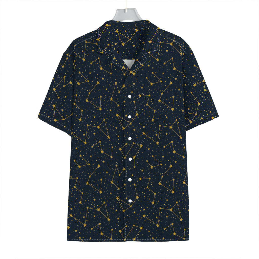 Constellation Symbols Pattern Print Hawaiian Shirt