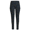 Constellation Symbols Pattern Print High-Waisted Pocket Leggings