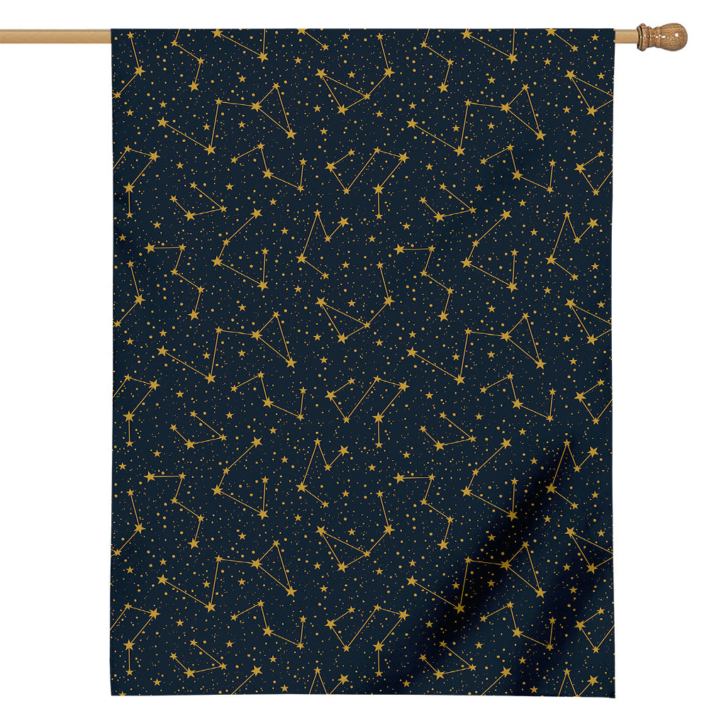 Constellation Symbols Pattern Print House Flag
