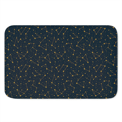 Constellation Symbols Pattern Print Indoor Door Mat
