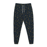 Constellation Symbols Pattern Print Jogger Pants