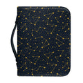 Constellation Symbols Pattern Print Leather Bible Cover