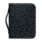 Constellation Symbols Pattern Print Leather Bible Cover