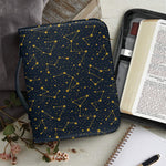 Constellation Symbols Pattern Print Leather Bible Cover