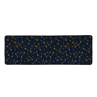 Constellation Symbols Pattern Print Long Kitchen Mat