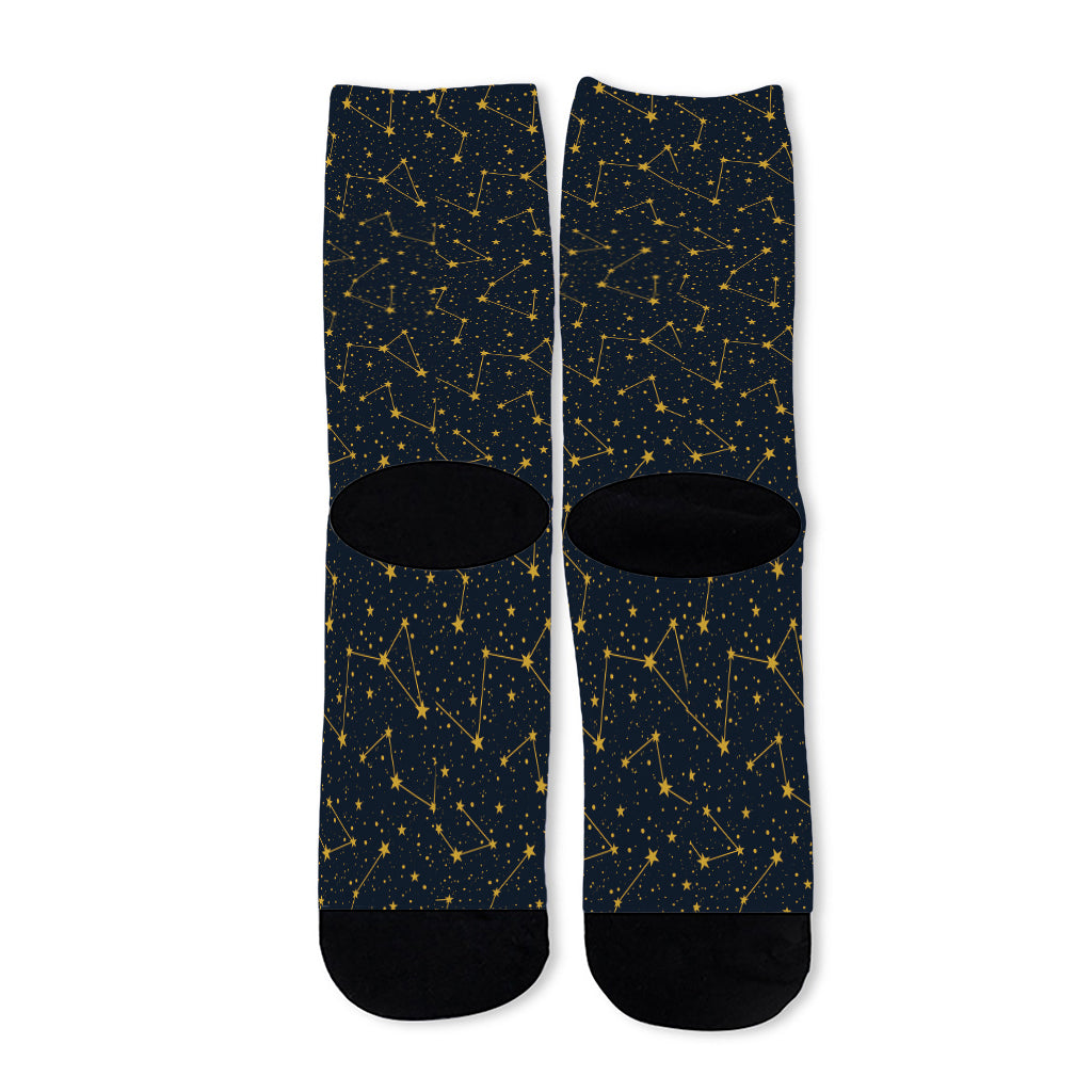 Constellation Symbols Pattern Print Long Socks