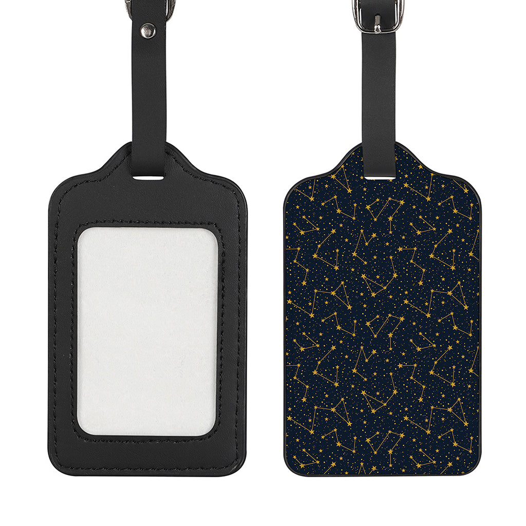 Constellation Symbols Pattern Print Luggage Tag