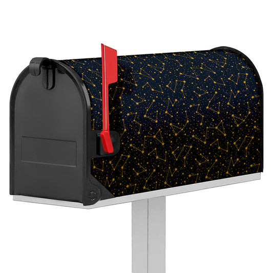 Constellation Symbols Pattern Print Mailbox Cover