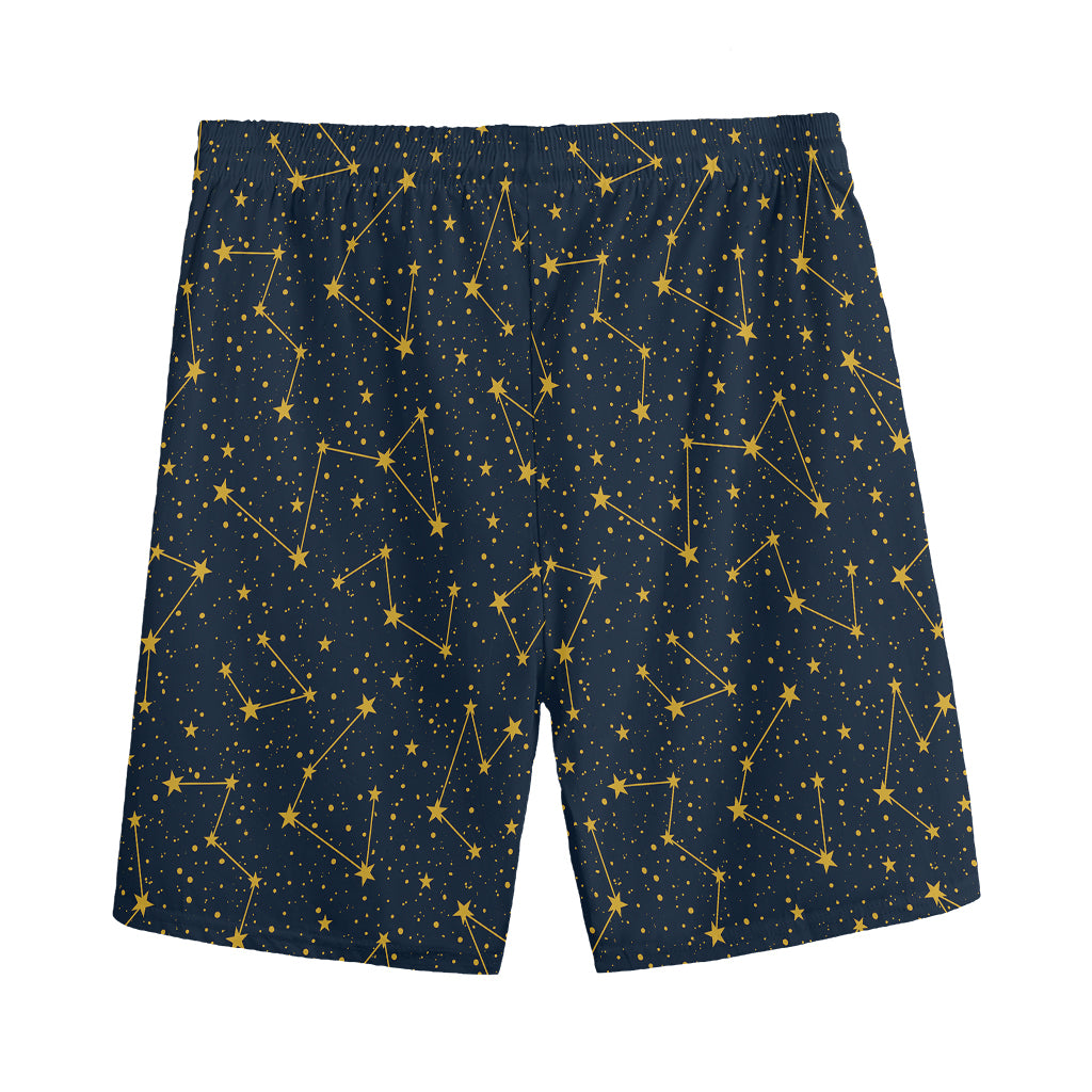 Constellation Symbols Pattern Print Men's Sports Shorts