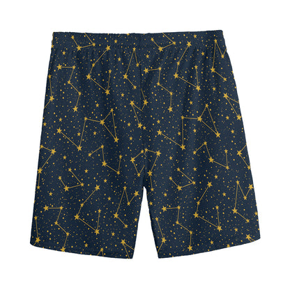 Constellation Symbols Pattern Print Men's Sports Shorts