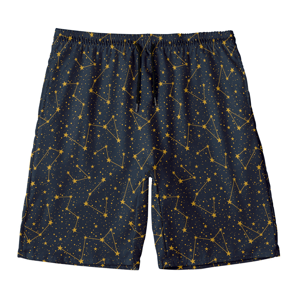 Constellation Symbols Pattern Print Men's Swim Trunks