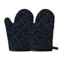 Constellation Symbols Pattern Print Oven Mitts