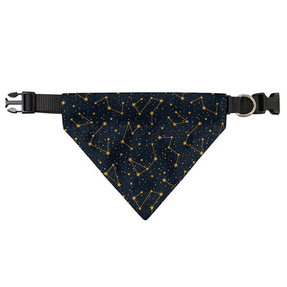 Constellation Symbols Pattern Print Over The Collar Dog Bandana