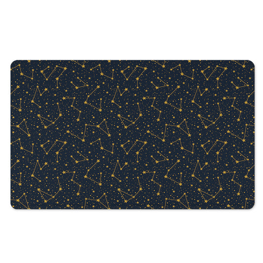 Constellation Symbols Pattern Print Polyester Doormat