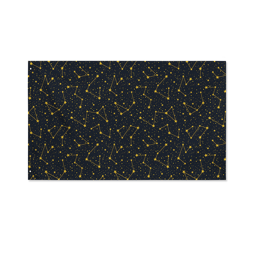 Constellation Symbols Pattern Print Polyester Flag